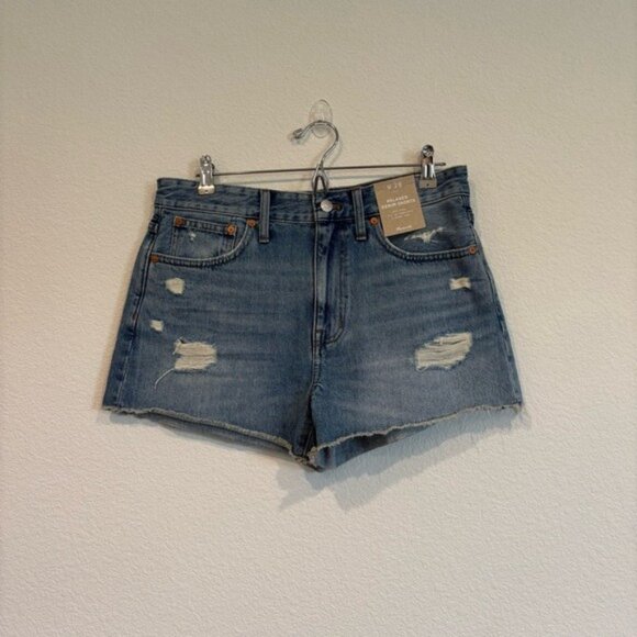 Madewell Pants - Madewell Relaxed Denim Shorts in Renfield Wash Size 28